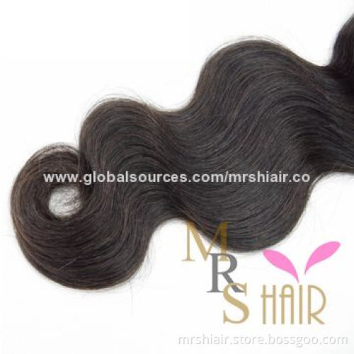 Cheap Human Hair Weave, Malaysian Virgin Hair, Body Wave, Grade 5A, Can Be Bleached